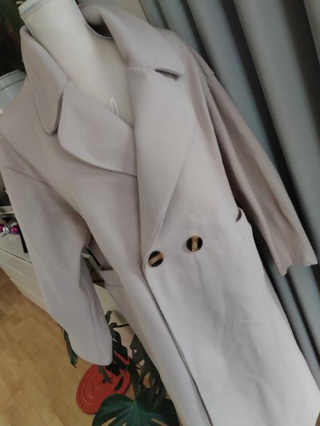 Béžový kabát vel. xl-xxl, xl