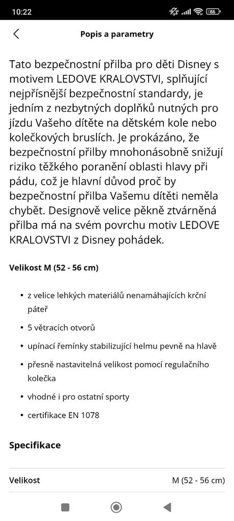 Helma na kolo ledové království, m