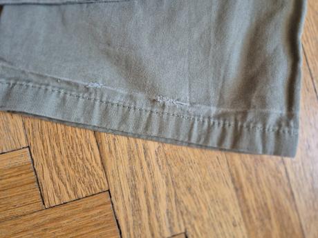 2x plátěné kalhoty, 128