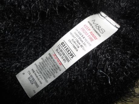 Crop top svetr marks+spencer, vel. 5/6 let, marks & spencer,110