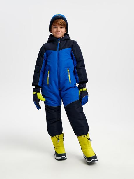 Barevný zimní overal klučičí kombinéza vel. 128, sinsay,128