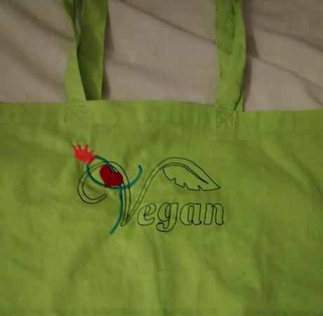 Bavlněná taška na nákup vegan, 