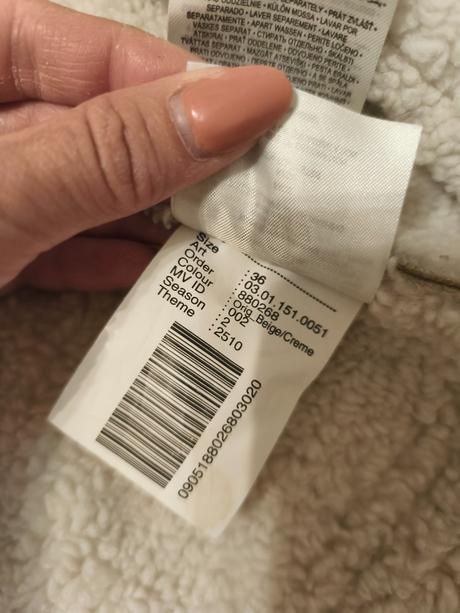 Zimní bunda beránkem oversize s-l, amisu,m