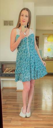 Nové šifonové šaty, vel m spíše však s/m, orsay, orsay,s