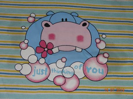 Dívčí tričko hroch, hrošík, 92