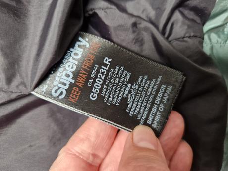 Zimní bunda, superdry,s