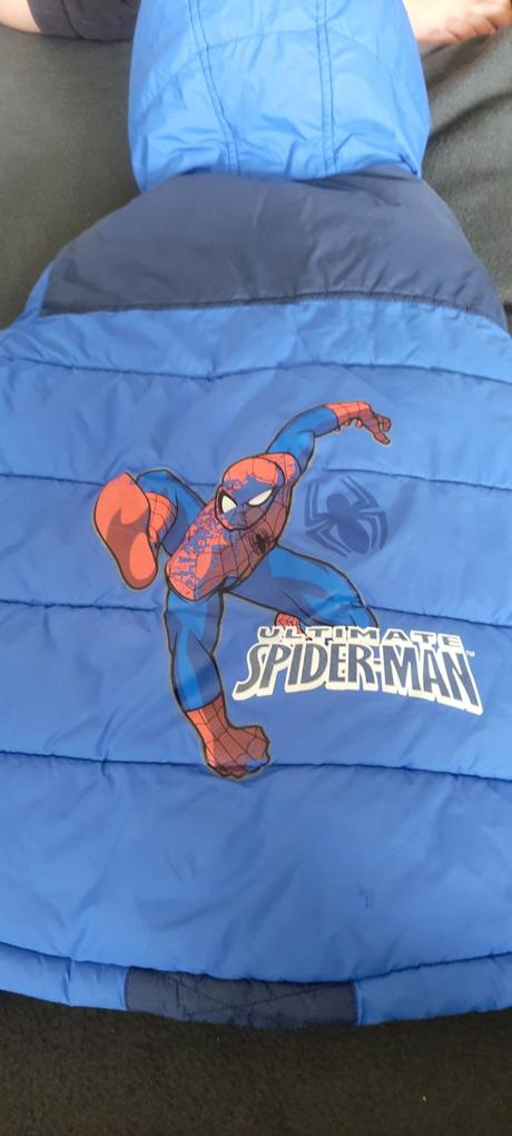 Chlapecká zimní bunda spideman, vel.128 značky c&a, c&a,128