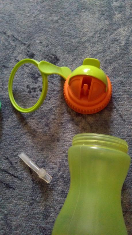 Dětská láhev s brčkem, canpol babies