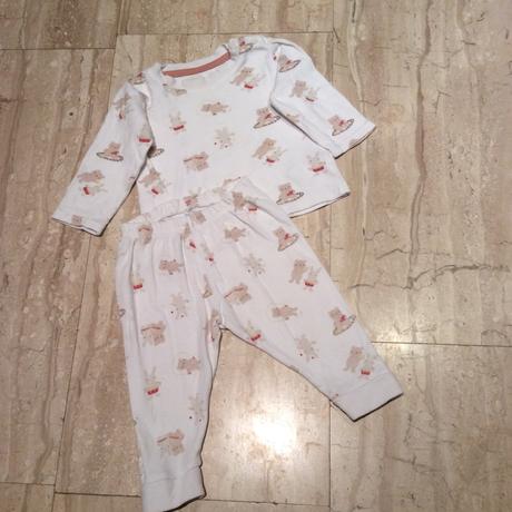 Bavlněné pyžamo se zvířátky, primark,74