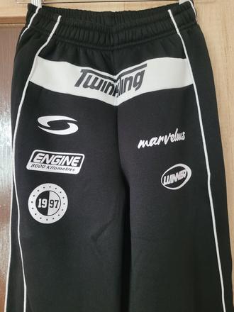 Dámské černé tepláky s potiskem vel.xs/34, 34 / xs