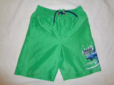 Nádherné svítivě zelené plavky nebo kraťasy-žralok, marks & spencer,128