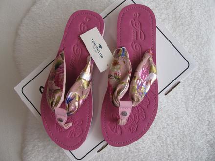 Dívčí, dámské plážové sandály, žabky, tom tailor,40