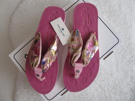 Dívčí, dámské plážové sandály, žabky, tom tailor,40