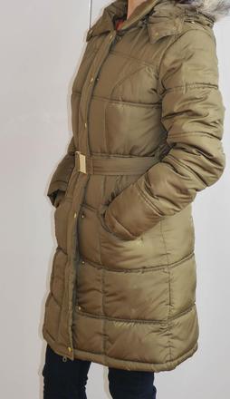 Olivove zelena parka-kabat, 34