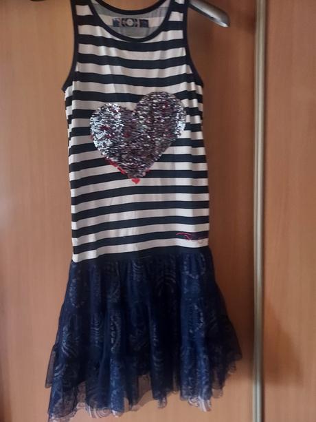 Šaty desigual - top stav 13/14 let, desigual,164