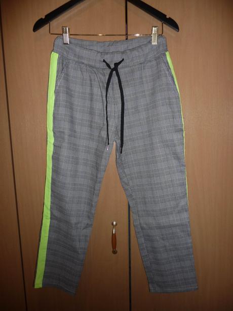 Šedočerné kalhoty vel.xl, xl