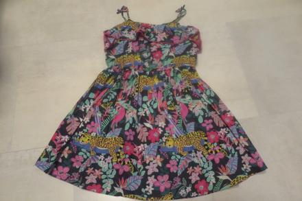 Krásné šatičky se zvířátky a kytičkami, marks & spencer,104