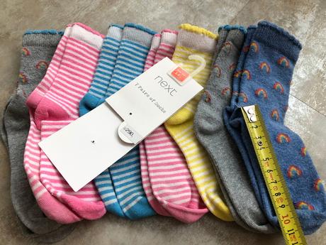 Barvy ponožky 23-26cm next 6 párů vel.6-8,5 bavlna, next,23