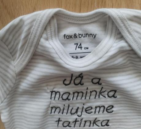 Body unisex vel.74-80, 74