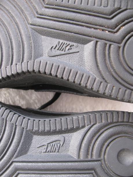 Černé kožené nízké tenisky nike, nike,36