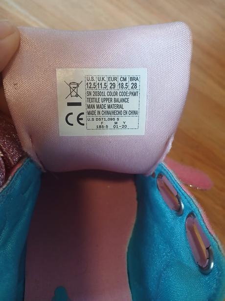 Třpytivé svítící boty skechers, vel. 29, skechers,29