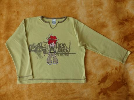 Slabá mikinka / tričko, c&a,122