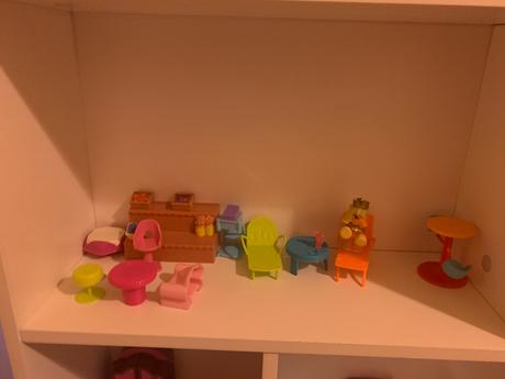 Drevená polička - domček, 