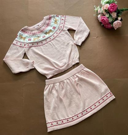 Sváteční vánoční komplet - v.7/8 let, 128