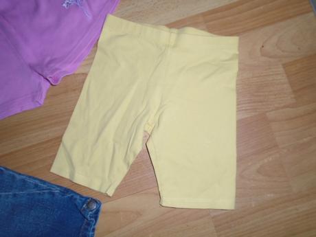 Kraťasy džíny vel 3/4 roky 3 ks, 104–116