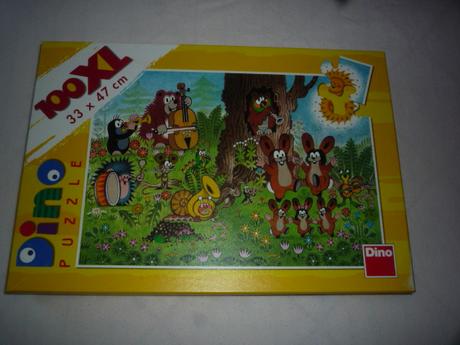 Puzzle krteček velké kostky 100 ks, 