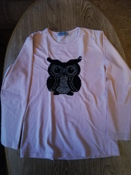 Tričko dívčí se sovou, vel. 10-11 let., 134