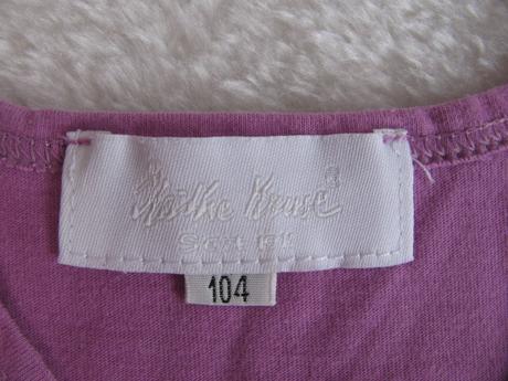 Bavlněné lila tričko, 104