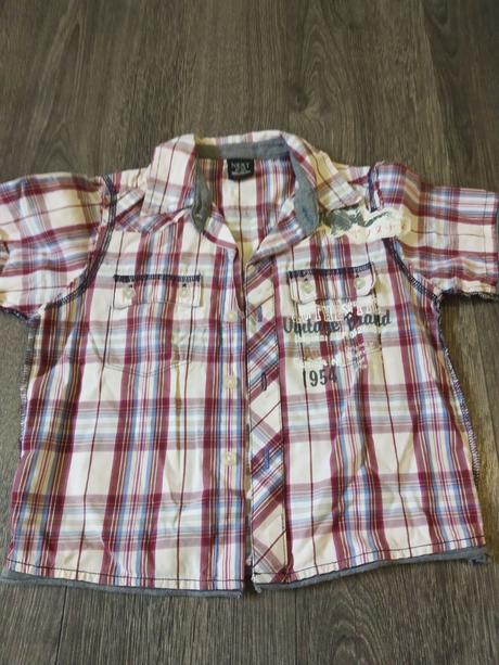 Kostkovaná košile, next,98