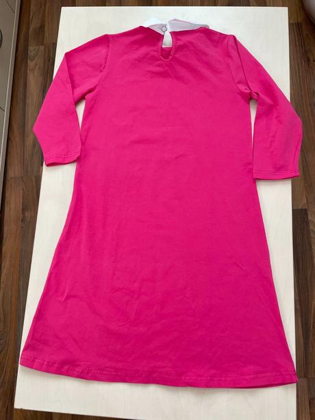Nové růžové šaty s límečkem, vel s, exmoda, s