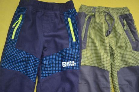 2x podzimní kalhoty,98wolf, wolf,98