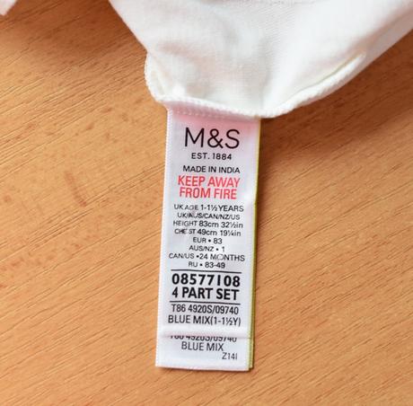 Tričko  vel. 12 - 18m, marks & spencer,86