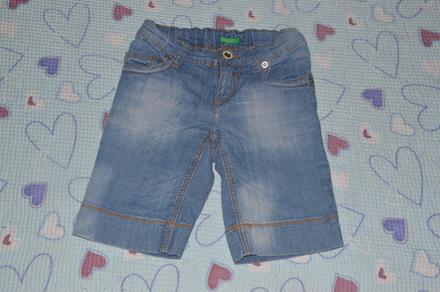 Džínové, riflové kraťasy united colors of benetton, 122