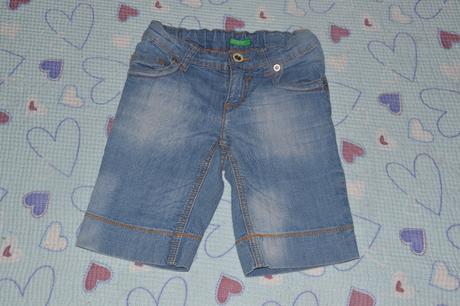 Džínové, riflové kraťasy united colors of benetton, 122