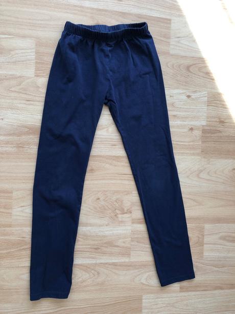 Modre dlouhé leginy 140, nkd,140