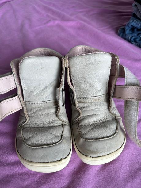 Baby bare febo fall grey pink s membránou, baby bare shoes,30