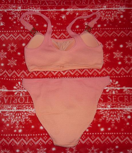 Lososové ombré dvojdílné plavky victorias secret, victoria's secret,s