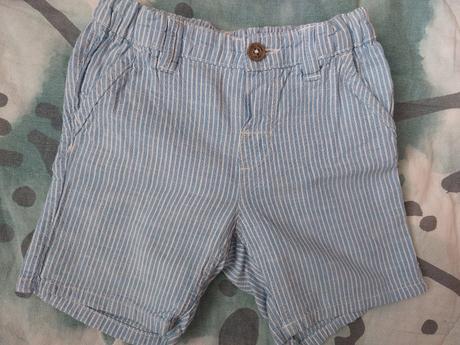 Kraťasy proužky, h&m,74