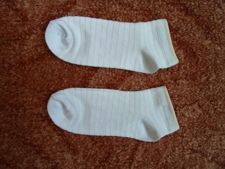 Bílé růžové šedé kotníkové ponožky 9 párů - 27-30, 27