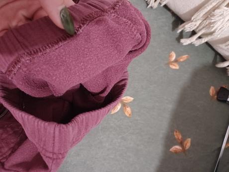 Vínové zateplené legíny lindex 134/140, lindex,140