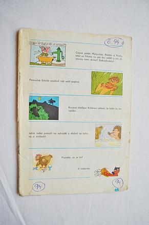 Dětský časopis čtyřlístek 94/ muž z láhve, 