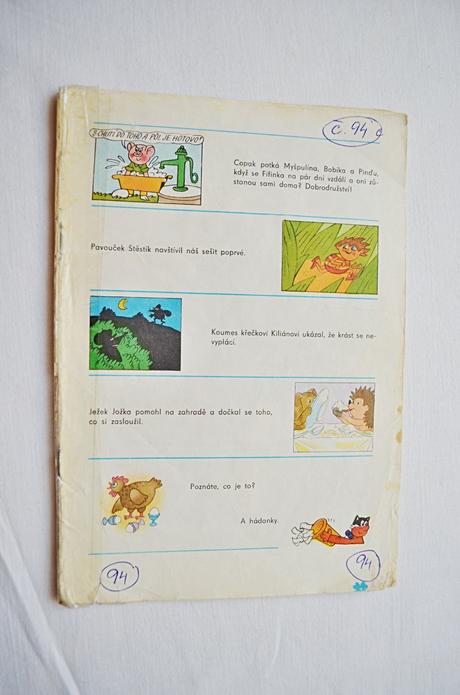 Dětský časopis čtyřlístek 94/ muž z láhve, 