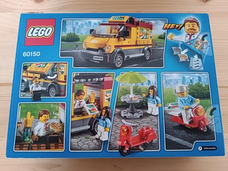 Lego city 60150 dodávka s pizzou, 