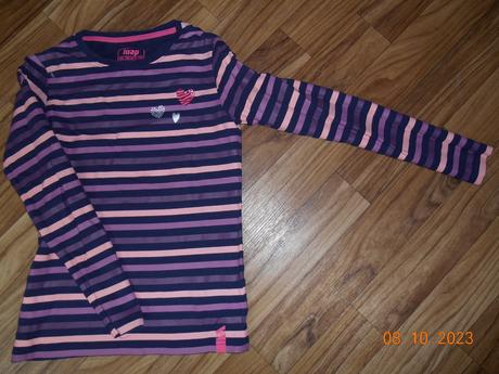 Dívčí triko - dl. rukáv, loap,146