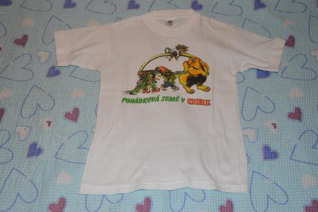 116 bílé bavlněné tričko, 116