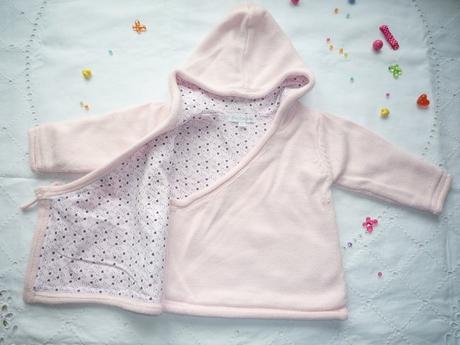 Luxusní růžový zavinovací svetr, teplý, 74